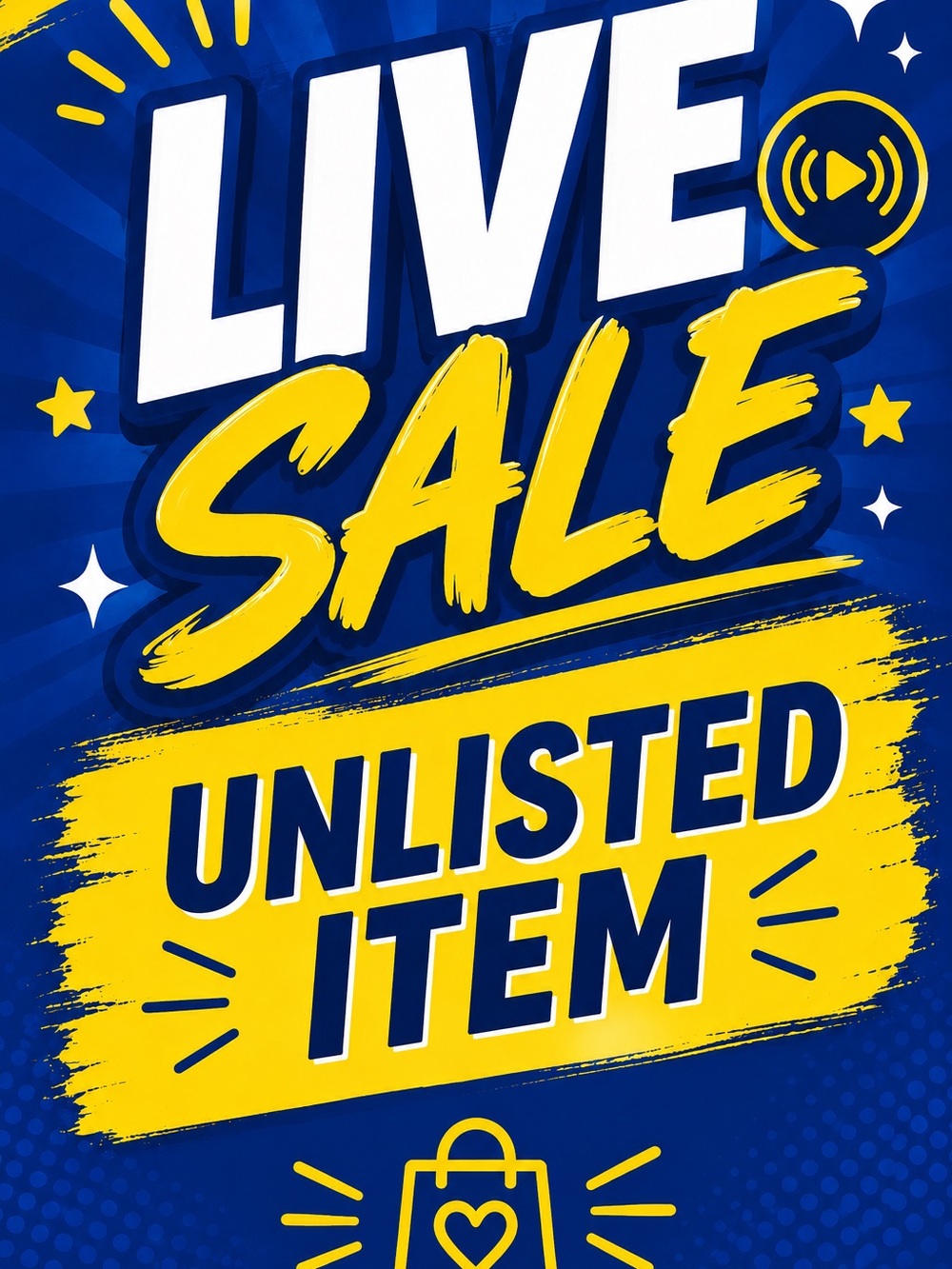 Live Sale Unlisted Item